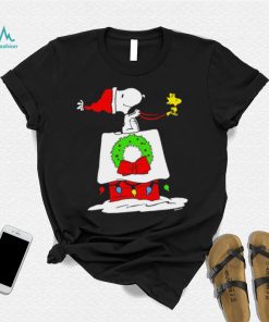 Peanuts Snoopy and Woodstock House Sleigh Christmas shirt