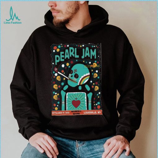 Pearl Jam Louisville, Sept 17 2022, Bourbon & Beyond KY shirt