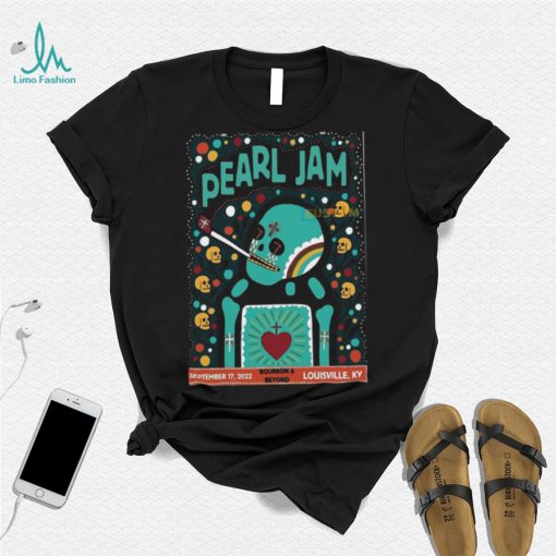 Pearl Jam Louisville, Sept 17 2022, Bourbon & Beyond KY shirt