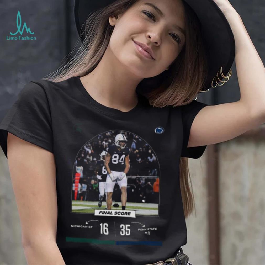 Penn State 35 16 Michigan State Football 2022 game day final score shirt Penn State 35 16 Michigan State Football 2022 game day final score shirt