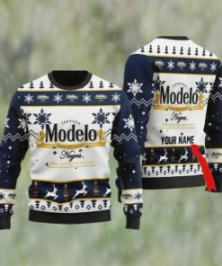 Personalized Modelo Beer Ugly Christmas Sweater, Faux Wool Sweater, Gifts For Beer Lovers, International Beer Day, Best Christmas Gifts For 2022 – Prinvity