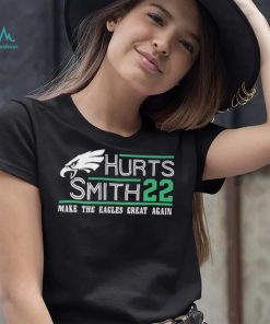 Philadelphia Eagles Jalen Hurts And DeVonta Smith 2022 Make The Eagles Great Again Shirt