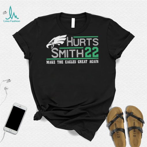 Philadelphia Eagles Jalen Hurts And DeVonta Smith 2022 Make The Eagles Great Again Shirt