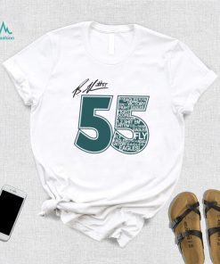 Philadelphia eagles radiothon 55 signature t shirt