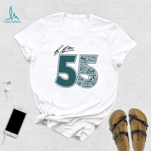 Philadelphia eagles radiothon 55 signature t shirt