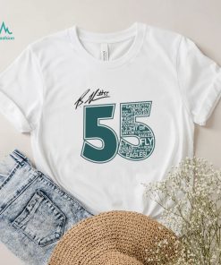 Philadelphia eagles radiothon 55 signature t shirt