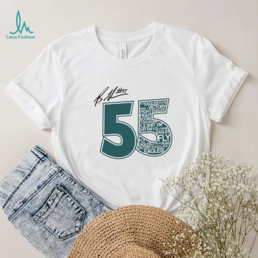 Philadelphia eagles radiothon 55 signature t shirt