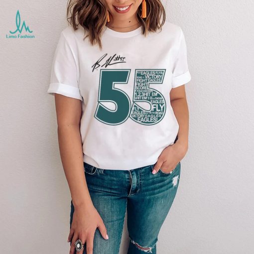 Philadelphia eagles radiothon 55 signature t shirt