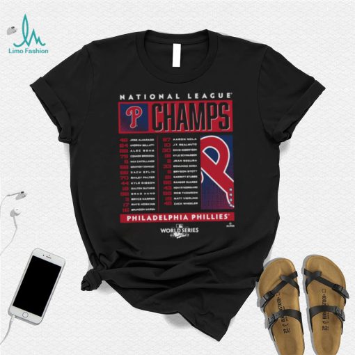 Phillies 2022 national league champions shirt