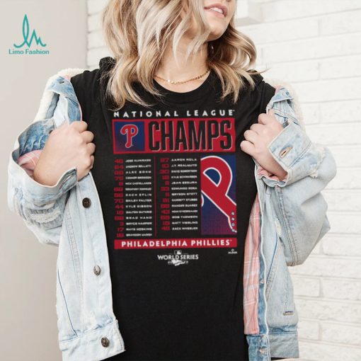 Phillies 2022 national league champions shirt