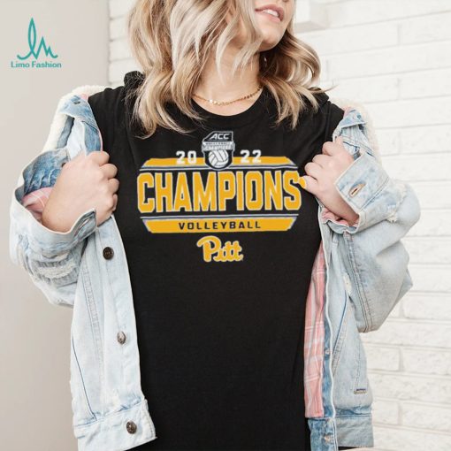 Pitt Panthers 2022 ACC Volleyball Regular Season Champions Locker Room T Shirt