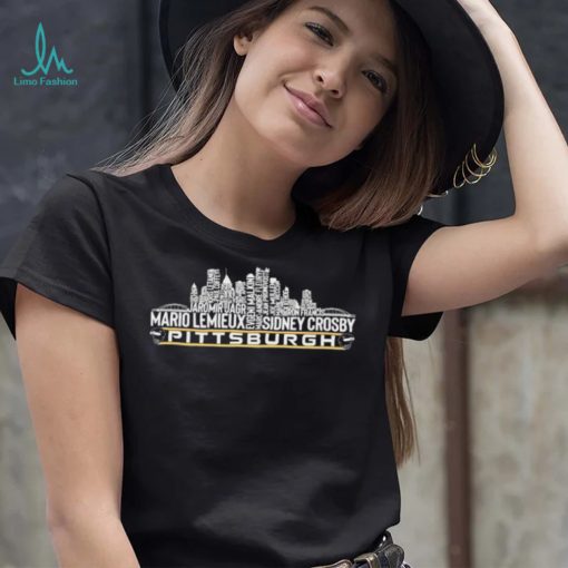 Pittsburgh Hockey Team All Time Legends, Pittsburgh City Skyline Shirt