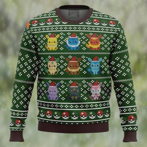 Pokemon Eevee Eeveelutions Ugly Christmas Sweater