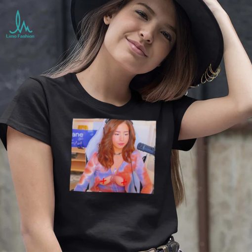 Pokimane open shirt meme shirt