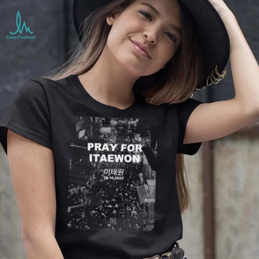 Pray for Itaewon Halloween Festival Korea 29.10.22 remember shirt