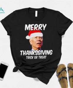 President Joe Biden Merry Thanksgiving trick or treat shirt