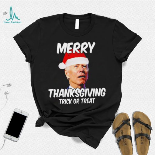 President Joe Biden Merry Thanksgiving trick or treat shirt