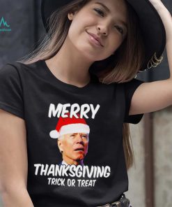 President Joe Biden Merry Thanksgiving trick or treat shirt