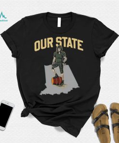 Purdue Boilermakers vs Indiana Hoosiers skeleton our State shirt