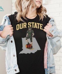 Purdue Boilermakers vs Indiana Hoosiers skeleton our State shirt