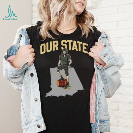 Purdue Boilermakers vs Indiana Hoosiers skeleton our State shirt
