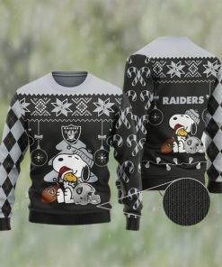 Raiders Ugly Sweater Peanuts Snoopy Ugly Christmas Sweater 3D Gift For Christmas