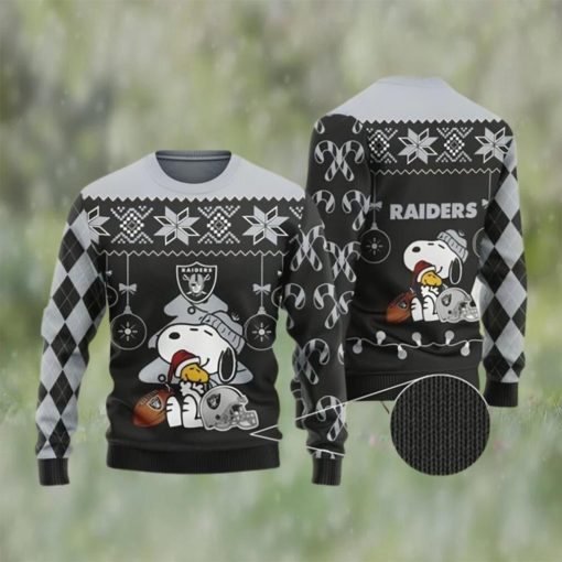 Raiders Ugly Sweater Peanuts Snoopy Ugly Christmas Sweater 3D Gift For Christmas