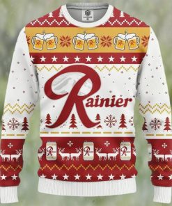 Rainier Beer Ugly Christmas Sweater, Faux Wool Sweater, Gifts For Beer Lovers, International Beer Day, Best Christmas Gifts For 2022 – Prinvity