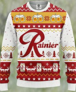 Rainier Beer Ugly Christmas Sweater, Xmas Sweatshirt