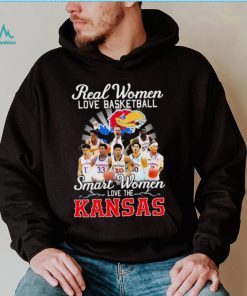 Real Women Love Basketball Smart Women Love The Kansas Shirt