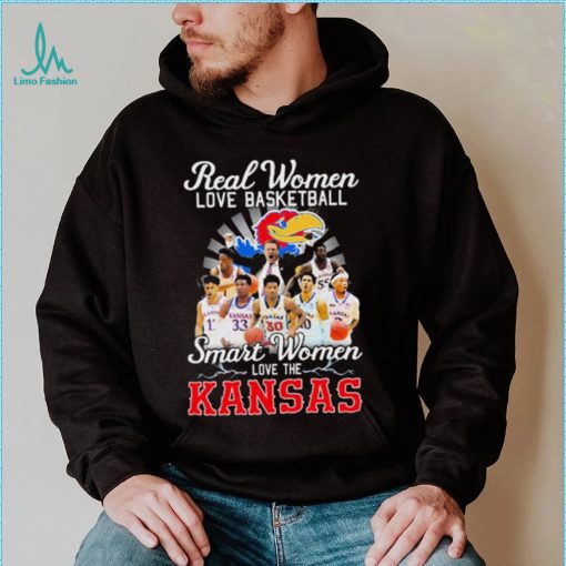 Real Women Love Basketball Smart Women Love The Kansas Shirt