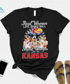 Real Women Love Basketball Smart Women Love The Kansas Shirt