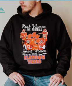 Real Women Love Football Smart Women Love The Clemson Football Signatures Shirt