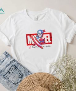 Red Captain America T Shirt Kids