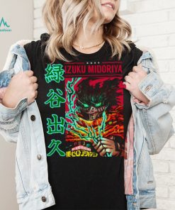 Red Esign My Hero Academia Izuku Midoriya Unisex T Shirt