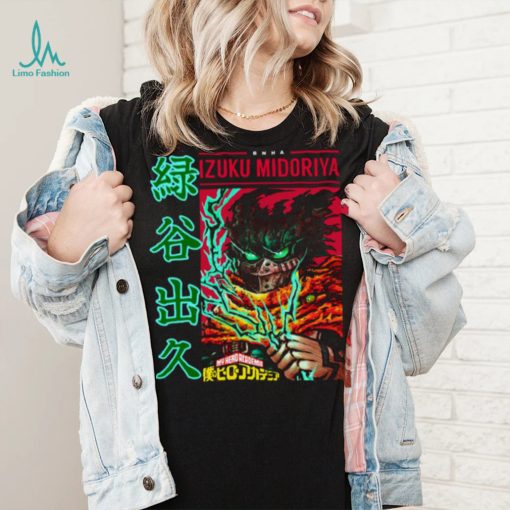 Red Esign My Hero Academia Izuku Midoriya Unisex T Shirt