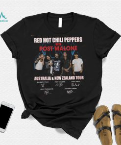 Red Hot Chili Peppers With Post Malone Australia & New Zealand Tour T Shirt