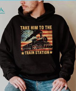Retro Style Take Him To The Train Station Funny Vintage Funny Dutton Yellowstone Shirt