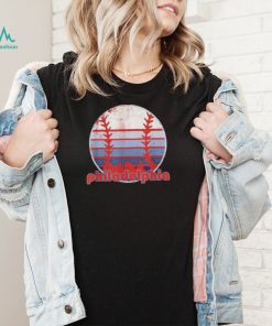 Retro Vintage Philly Baseball Skyline Cool Philadelphia 2022 Shirt