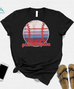 Retro Vintage Philly Baseball Skyline Cool Philadelphia 2022 Shirt