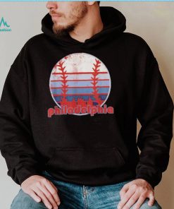 Retro Vintage Philly Baseball Skyline Cool Philadelphia 2022 Shirt