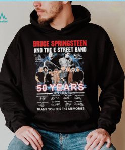 Rip Danny Federici And Clarence Clemons 50 Years 1972 2022 Of Bruce Springsteen And The E Street Band Signatures Thank You For The Memories Shirt