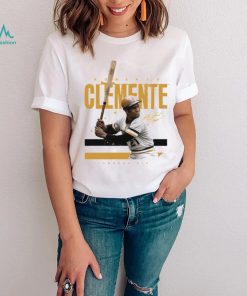 Roberto Clemente Pittsburgh Pirates signature Legend shirt