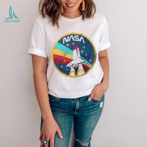 Rocket And Star Vintage Nasa T Shirt