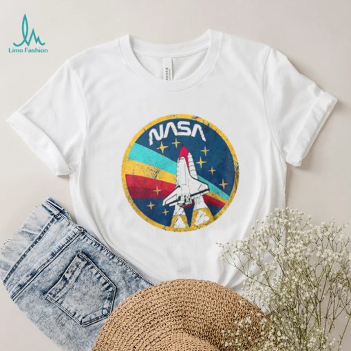 Rocket And Star Vintage Nasa T Shirt