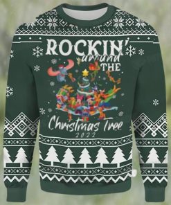 Rockin Around The Christmas Tree Mickey Ugly Xmas Sweater Gift For Disney Fan