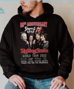 Rolling Stone World Tour 2022 60th Anniversary Thank You For The Memories T Shirt