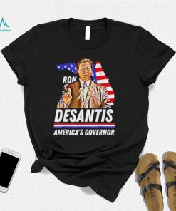 Ron Desantis Americas Governor Florida US flag shirt