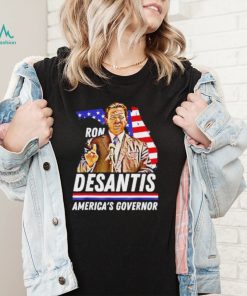 Ron Desantis Americas Governor Florida US flag shirt2