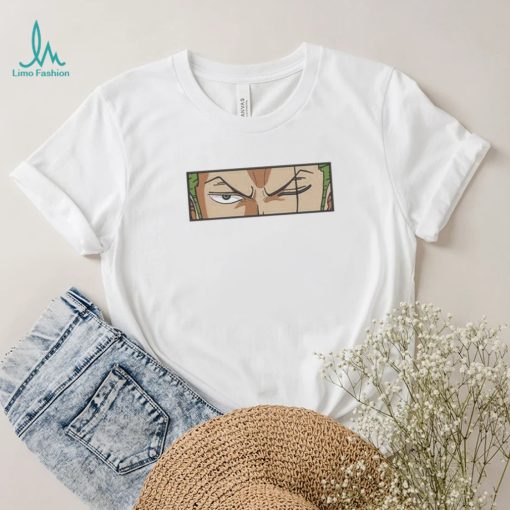 Roronoa Zoro’s Stare One Piece Anime Character Art Shirt